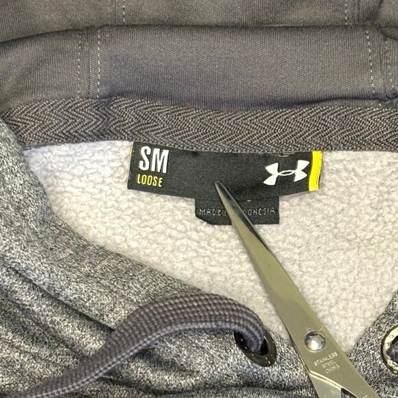 Under Armour Notre Dame Hoodie Women’s S | Gray Storm Tech - Picture 7 of 13